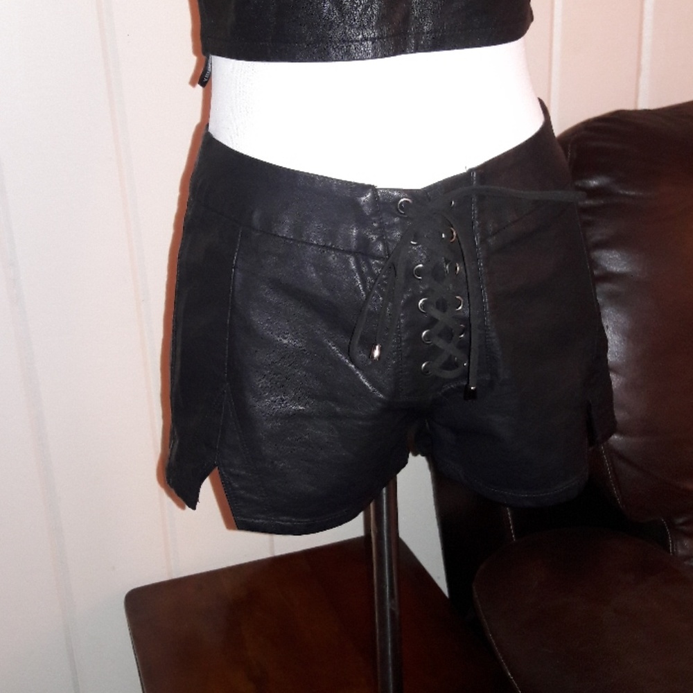 Faux leather outfit